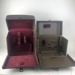 Two Vintage Bell And Howell Cases For 16mm And 8mm