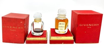 2 Givenchy L'Interdit Vintage 1970s Perfume Bottles In Original Boxes: Larger Is 54 ML & Barely Used