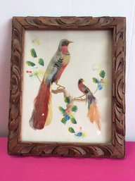 Feather Bird Framed Art