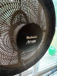 Holmes Air Logic Floor Stand Fan, Black, Oscillating