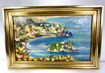 Original Oil On Canvas - Artist Unknown - Beautiful Gilt Frame