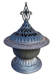 1850 Antique Victorian Cast Iron Lantern