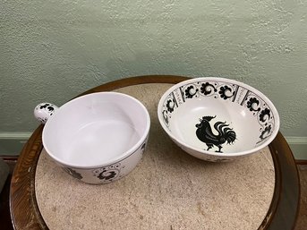 Vintage Ceramic Bowls Made In Italy