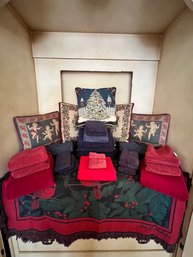 Holiday Linen And More, Blanket And Pillows