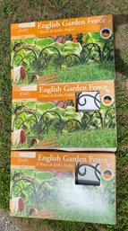 New In Box NIB English Garden Fencing 3 Boxes 6ft Each