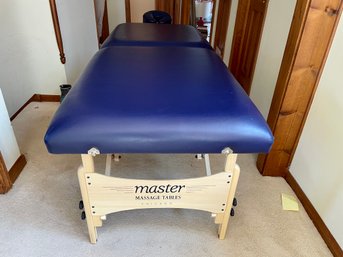 Navy Blue Portable Master Massage Table