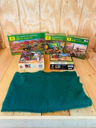 John Deere Puzzles And Puzzle Mat