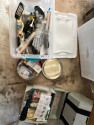 Paint Lot Of Tools And Misc