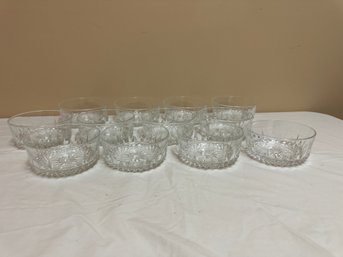 Twelve Small Glass Bowls