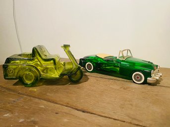 Vintage Avon Bottles- Buick Skylark And Golf Cart