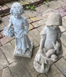 Two Figural Garden Statues