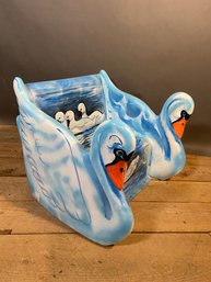 Swan Bench From Childrens Carousel Ride Merry-go-round Seat 22x22x18