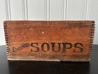 VERY Early Campbell Soup Crate
