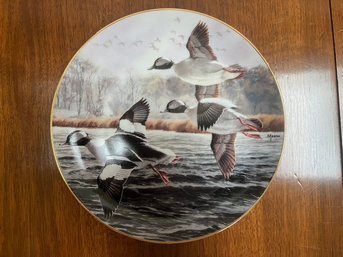 David Maass For Danbury Mint Collector Plate 'Autumn Flight'