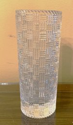 Heavy Tiffany Crystal Vase - Signed