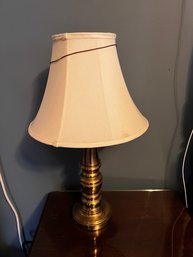 Pair Of Brass Table Lamps