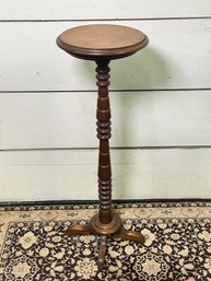 An Antique Twisted Leg Wooden Stand