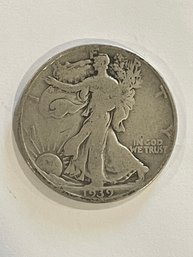 1939-D  Walking Liberty Silver Half Dollar