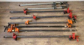 Lot Of 8 Pipe Clamps