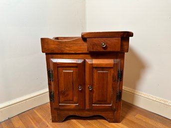 A Small Pine Dry Sink