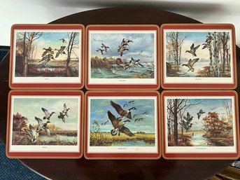 6 Small Duck Scenes Placemats- Cork Backed