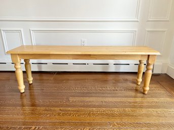 Hardwood Planked Top Wooden Bench (unit 4)