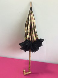 Vintage Checkered Umbrella
