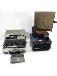 Bell And Howell Slide Cube AF70 And GAF Anscomatic 680