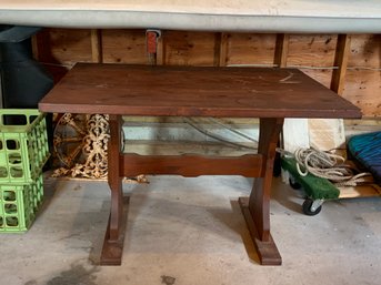 Rectangular Dark Stained Table