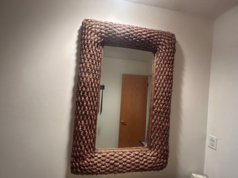 Wicker Mirror