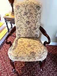 Upholstered Fabric Arm Chair