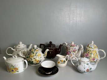 Large Collection Of Tea Pots & More!