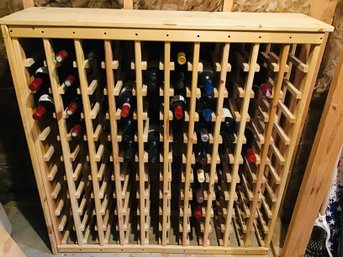 Wooden 100 Bottle Wine Rack