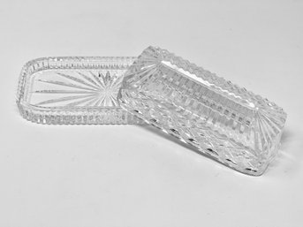 Waterford Crystal Quarter Pound Covered Butter Dish