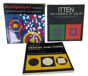 A Group Of Three Small Art Design Books