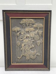 Vintage Thai Wall Plaque Art