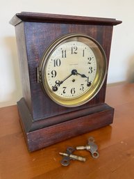 Seth Thomas Mantle Clock With Keys No 296