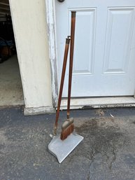 Vintage Dust Pan & Broom