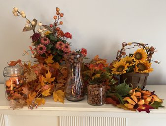 Floral Fall Decor - Vase Fillers, Dried Floral, Garland And More