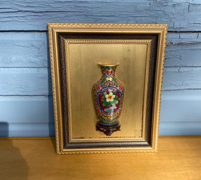 Cloissone Wall Vase Art