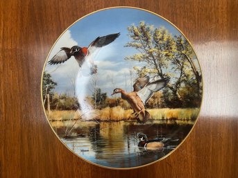 David Maass For Danbury Mint Collector Plate 'Setting In'