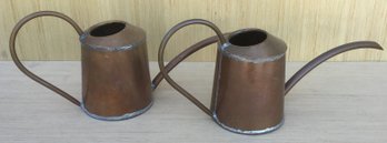 Vintage PR. H.M.P. Copper Long Stem Watering Cans