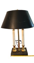 Double Desk Lamp With Black Shade