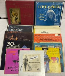Lot Of Folk And Classical Vinyl Records Including Love Is Blue