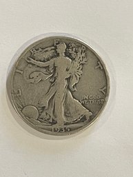 1935-d  Walking Liberty Silver Half Dollar