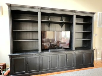 3 Piece Black Wall Unit, Restoration Hardware