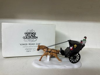 Department 56, Heritage Village Collection, Kings Road Cab, 1986