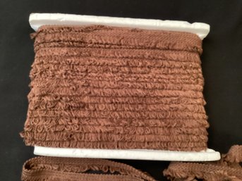 Conso Cotton Loop Edge Trim In Chocolate Brown Yards And Yards