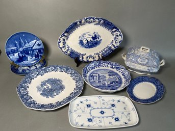 Blue & White China Pieces