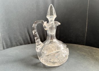 Brilliant Cut Glass Cruet